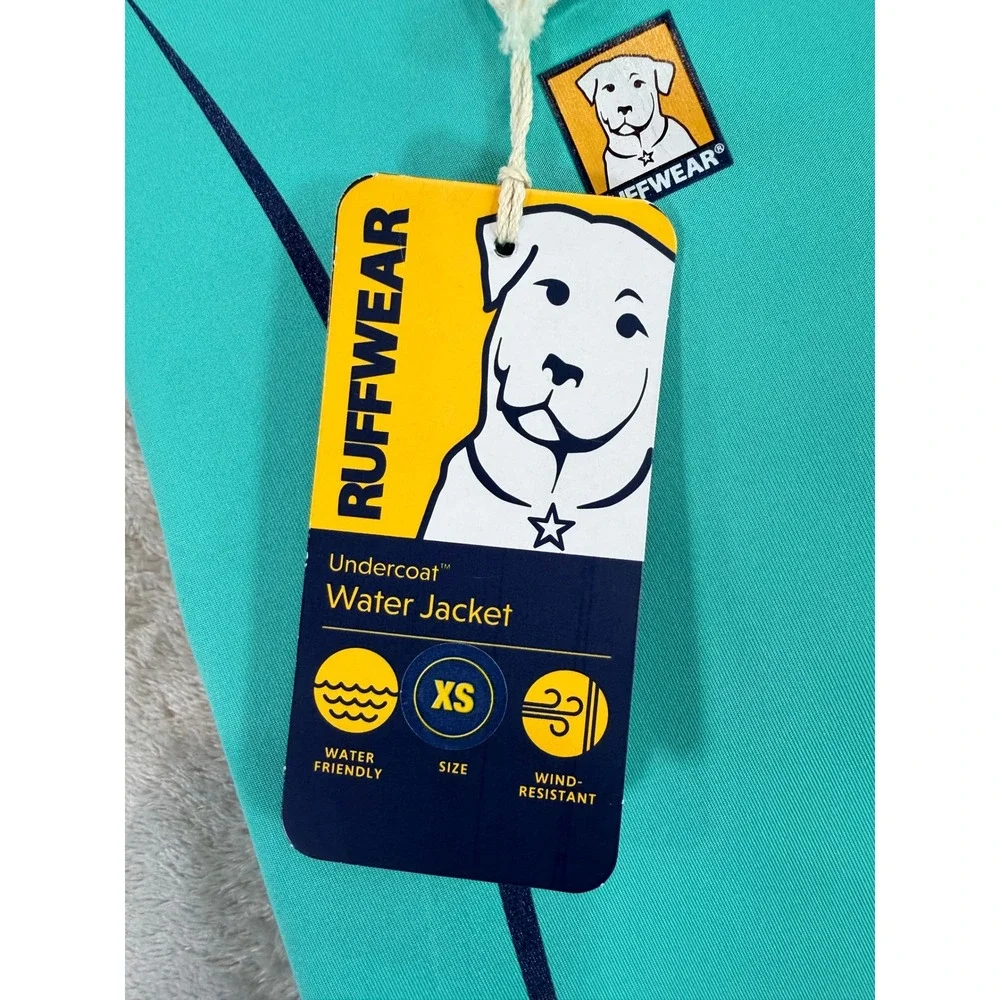 NWT Ruffwear Dog Undercoat Water Jacket Neoprene Teal Blue XS